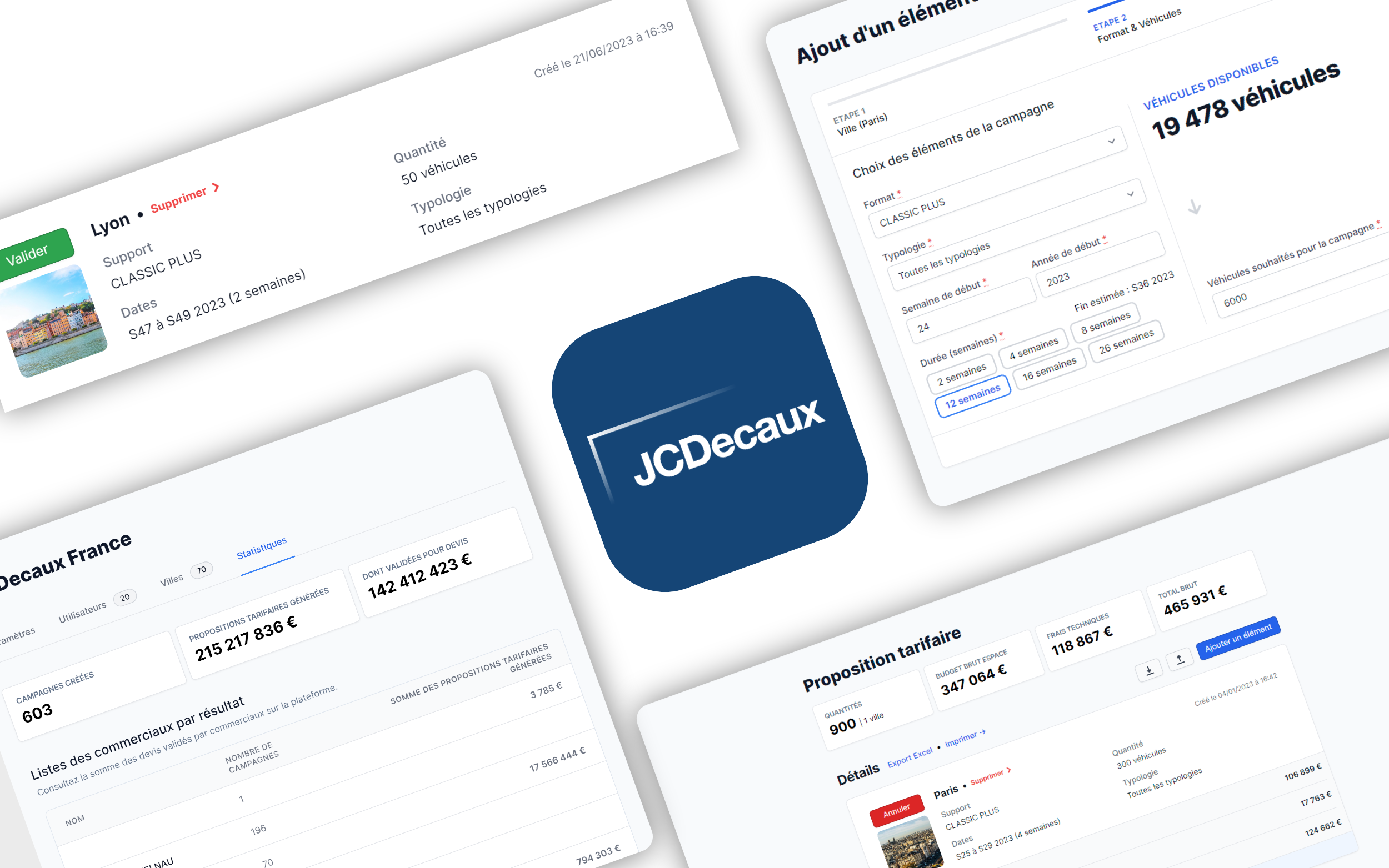 JC Decaux software screenshot