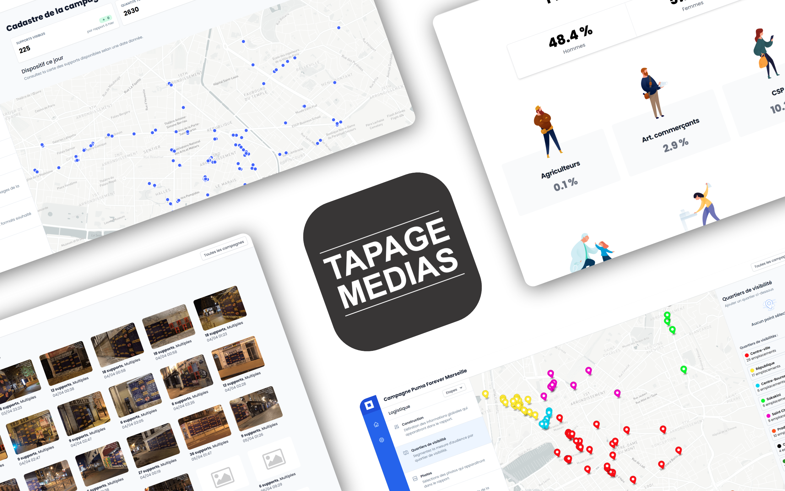 Tapage Medias Marseille software screenshot